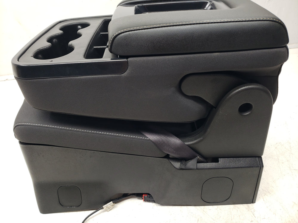 2014 - 2018 Chevy Silverado GMC Sierra Jump Seat, Black Cloth w/ Storage #1064 | Picture # 20 | OEM Seats