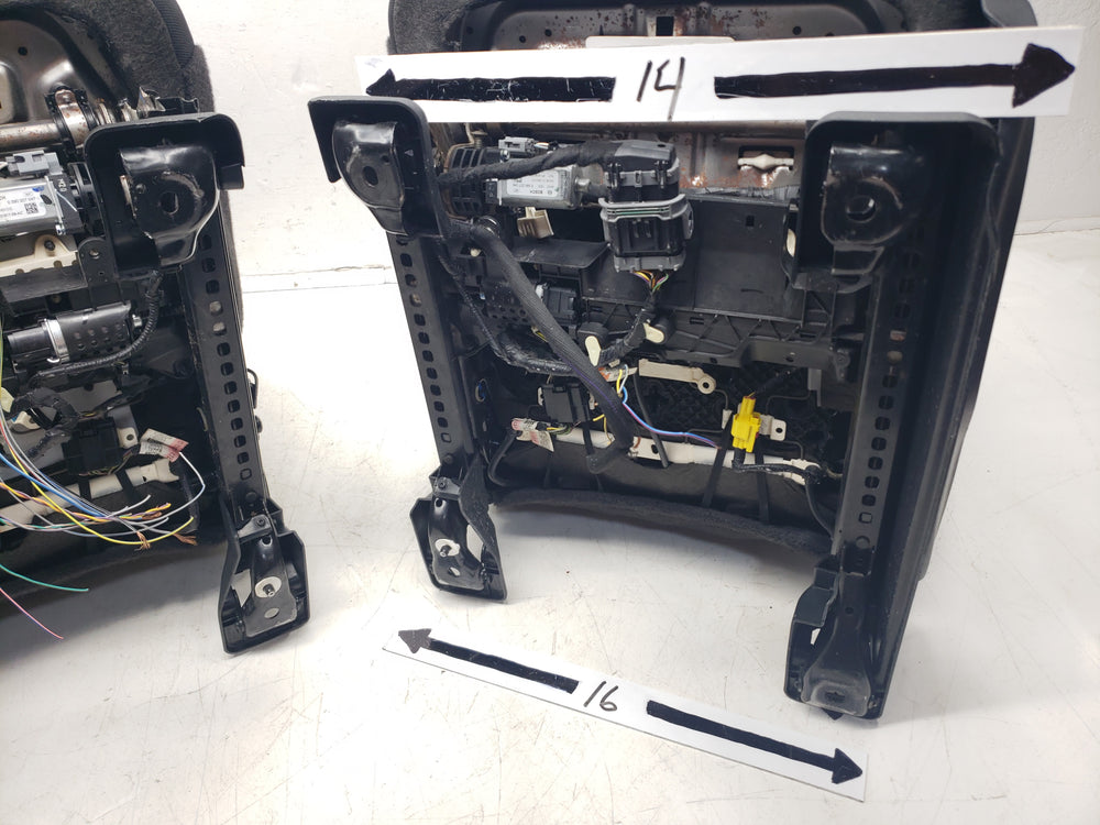 2015 - 2023 Ford F150 Seats, Black Cloth Sport Edition, Power #1079 | Picture # 15 | OEM Seats