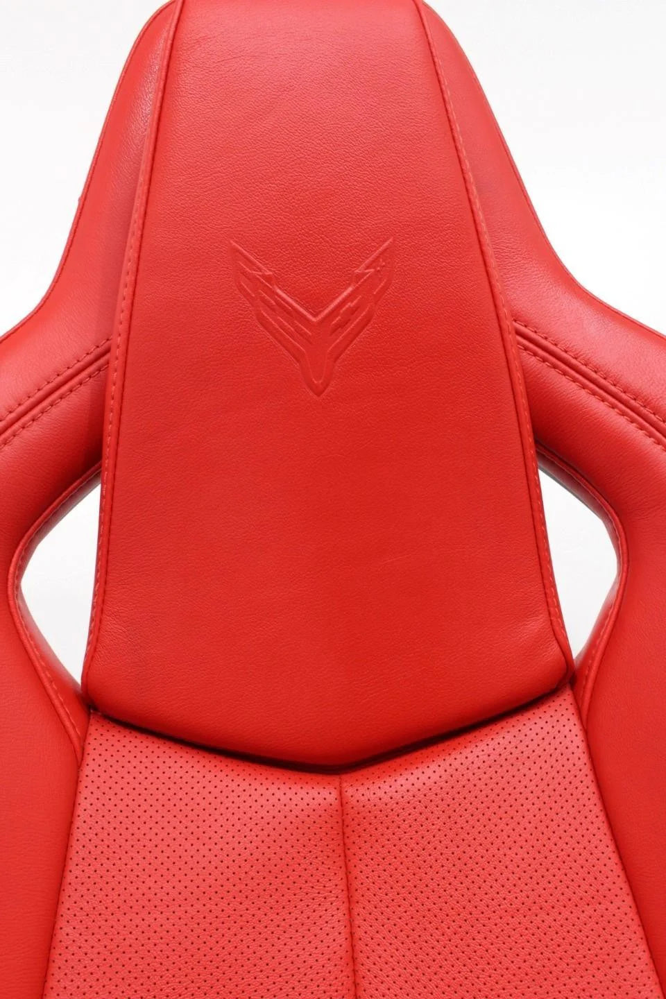 C8 Corvette Seats GT1, 2020-2025 Chevy Red Leather, Powered Heated #901 | Picture # 10 | OEM Seats