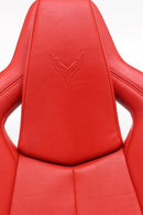 C8 Corvette Seats GT1, 2020-2025 Chevy Red Leather, Powered Heated #901 | Picture # 25 | OEM Seats