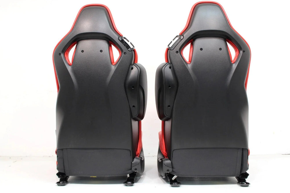 C8 Corvette Seats GT1, 2020-2025 Chevy Red Leather, Powered Heated #901 | Picture # 16 | OEM Seats