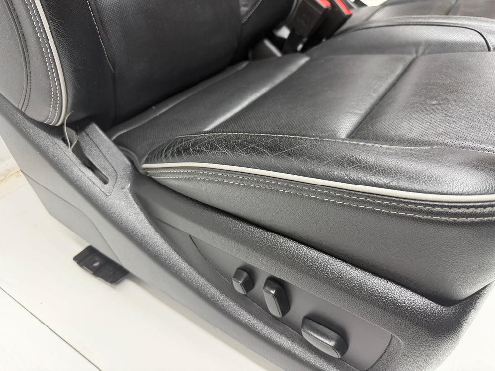 Chevy Silverado High Country Seats, 2014-2019 OEM Black Leather #3022 | Picture # 7 | OEM Seats