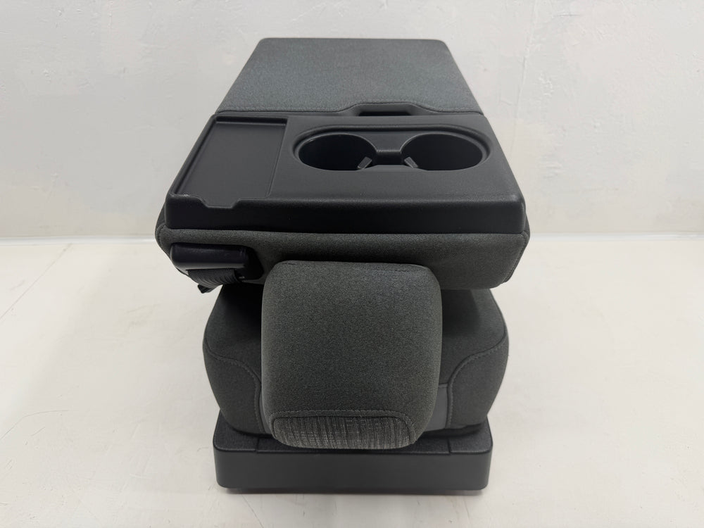 Ford F150 F250 Jump Seat 2015-2025, Medium Slate Gray Cloth #3025 | Picture # 3 | OEM Seats