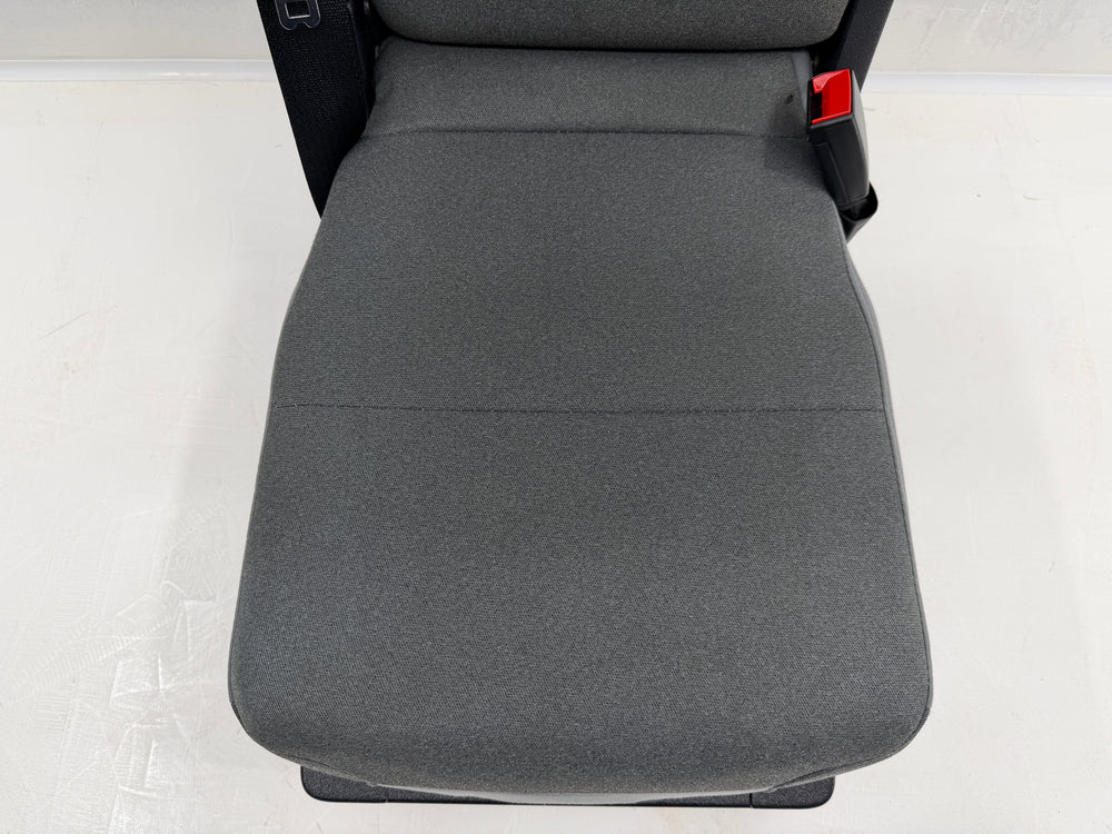 Ford F150 F250 Jump Seat 2015-2025, Medium Slate Gray Cloth #3025 | Picture # 8 | OEM Seats