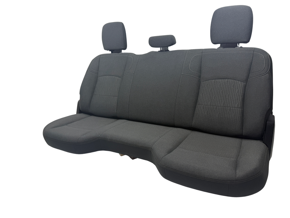 Ram Rear Seat 2019 - 2024 HD, 2500 3500 Crew Cab Gray Cloth #3026 | Picture # 1 | OEM Seats