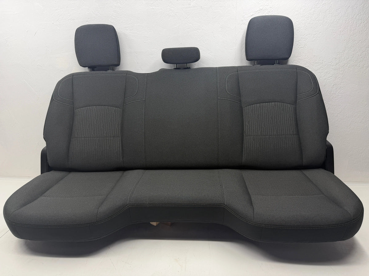 Ram Rear Seat 2019 - 2024 HD, 2500 3500 Crew Cab Gray Cloth #3026