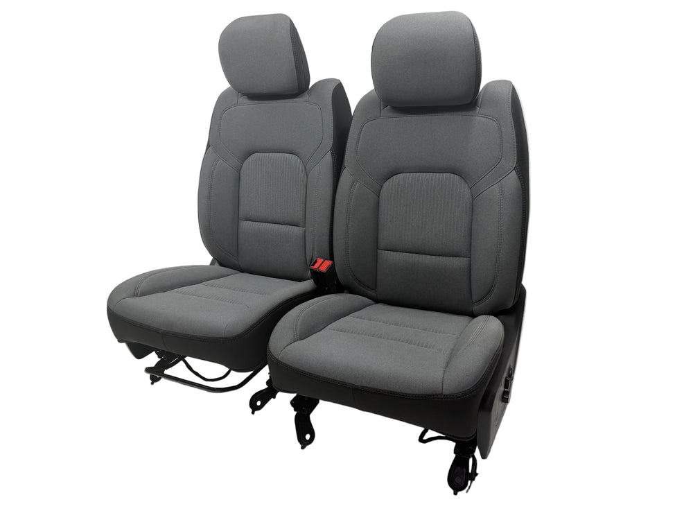 Ram Seats 1500 DT 2019-2026, Gray Cloth Powered #3029 | Picture # 1 | OEM Seats