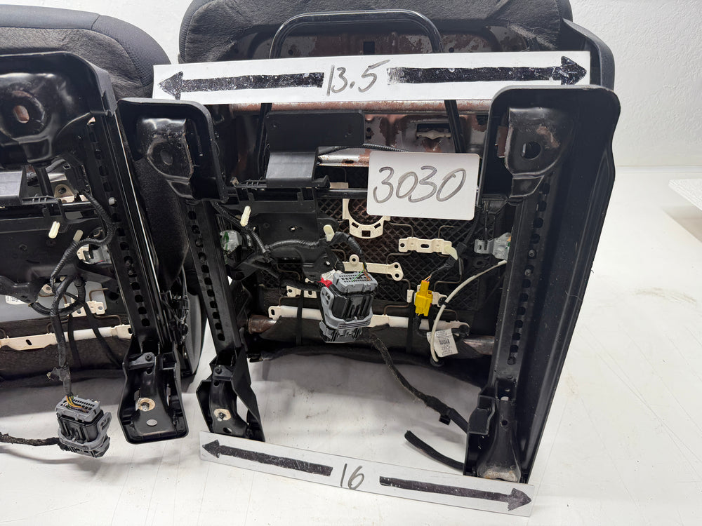 Ford Truck Seats F150 F250 F350, Manual 2015-2025 Black Cloth #3030 | Picture # 13 | OEM Seats