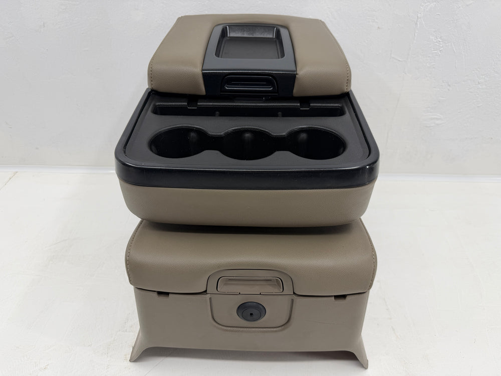 Chevy Silverado Jump Seat, 2014-2018 Tan Leather and Storage. #3032 | Picture # 8 | OEM Seats