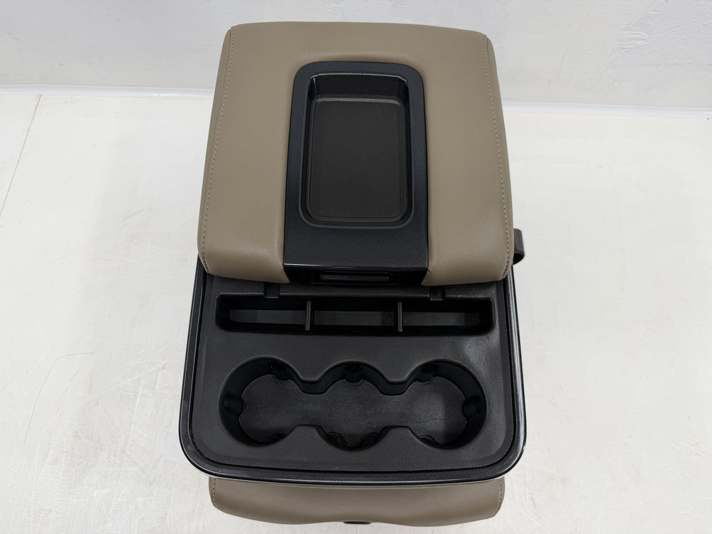 Chevy Silverado Jump Seat, 2014-2018 Tan Leather and Storage. #3032 | Picture # 16 | OEM Seats