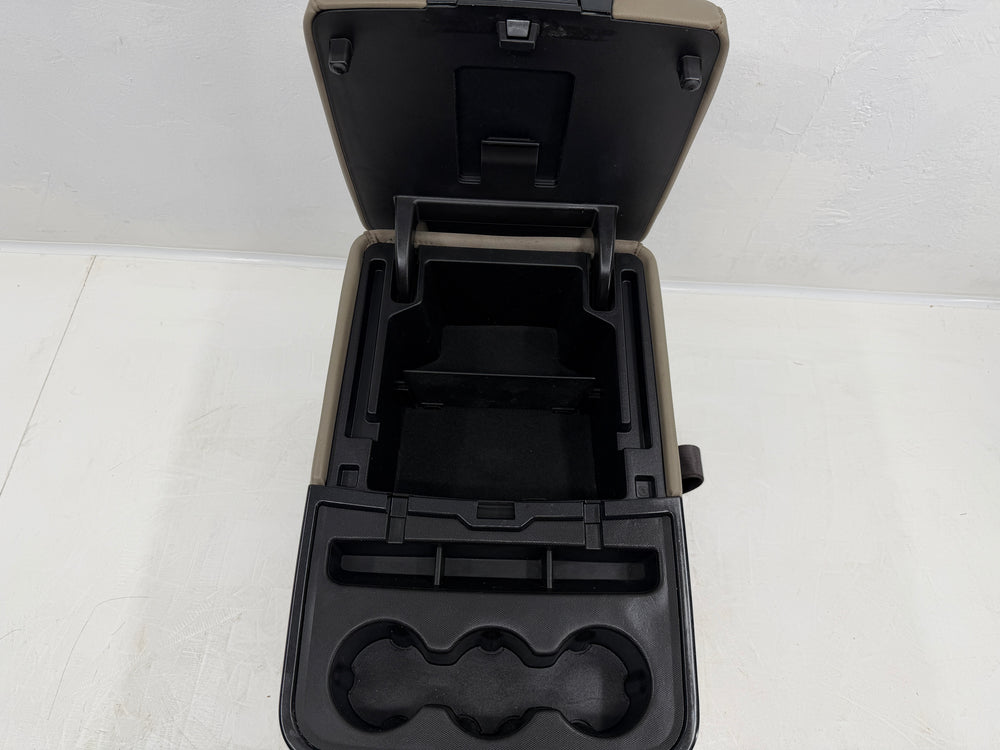 Chevy Silverado Jump Seat, 2014-2018 Tan Leather and Storage. #3032 | Picture # 10 | OEM Seats