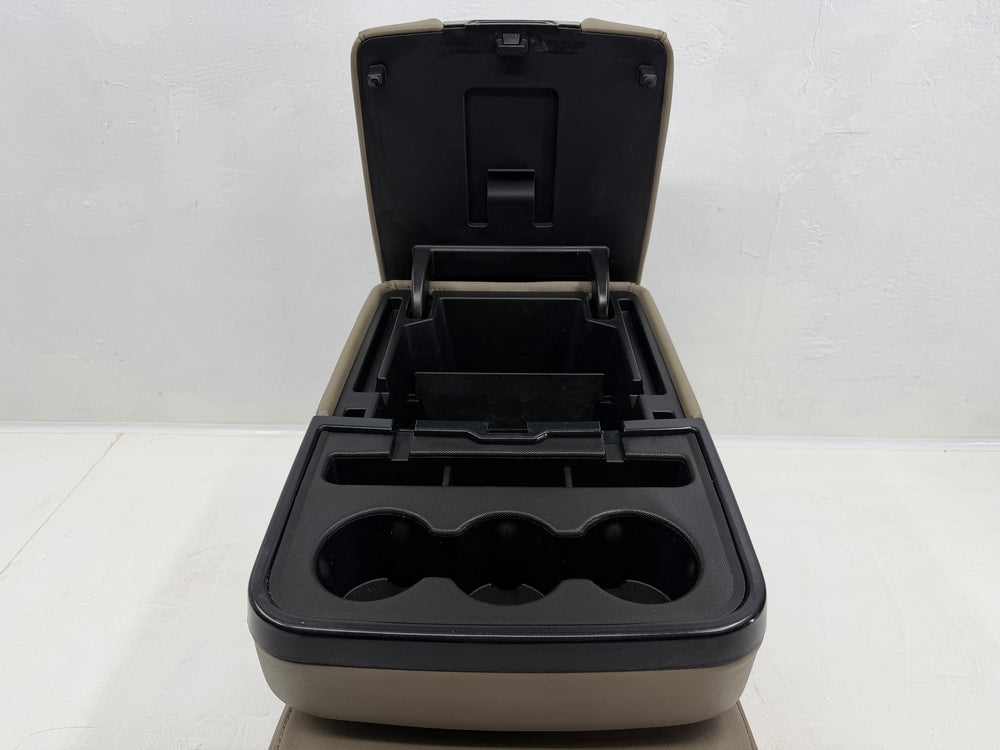 Chevy Silverado Jump Seat, 2014-2018 Tan Leather and Storage. #3032 | Picture # 11 | OEM Seats