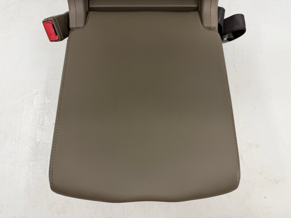 Chevy Silverado Jump Seat, 2014-2018 Tan Leather and Storage. #3032 | Picture # 15 | OEM Seats