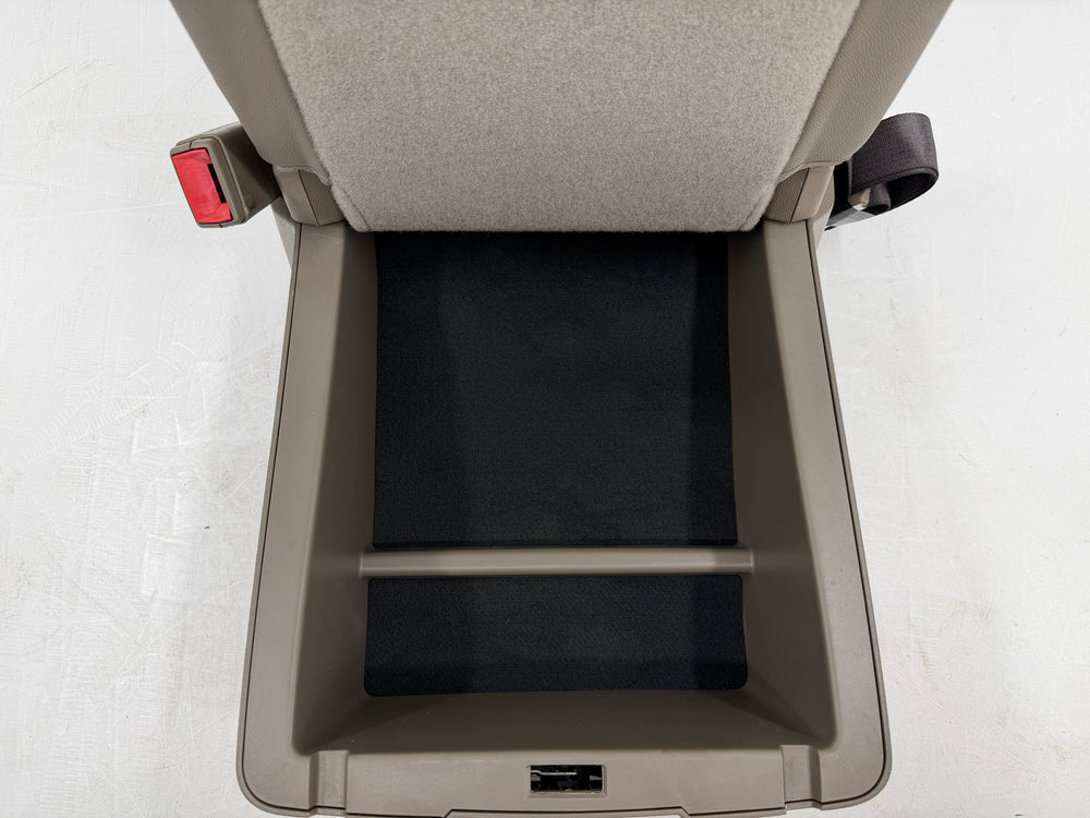 Chevy Silverado Jump Seat, 2014-2018 Tan Leather and Storage. #3032 | Picture # 14 | OEM Seats