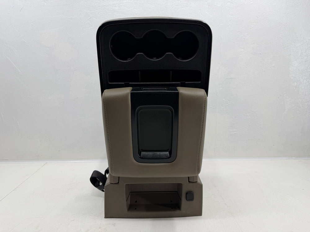 Chevy Silverado Jump Seat, 2014-2018 Tan Leather and Storage. #3032 | Picture # 3 | OEM Seats