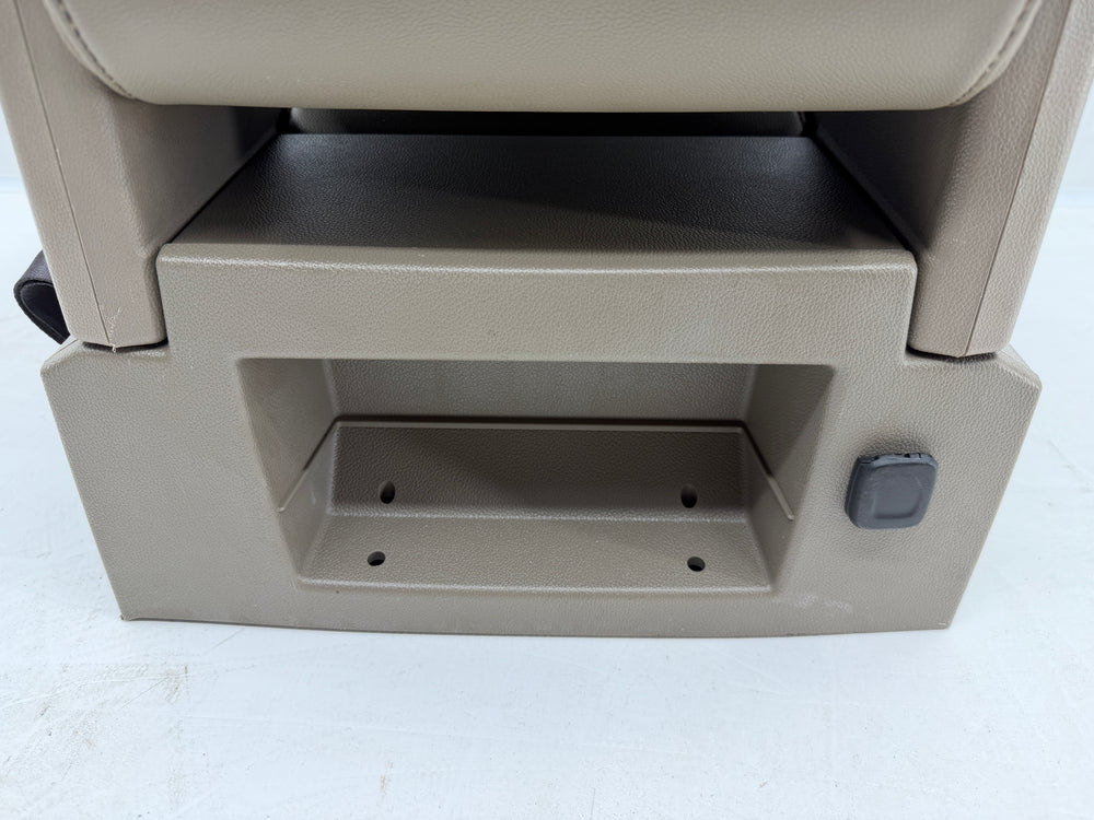 Chevy Silverado Jump Seat, 2014-2018 Tan Leather and Storage. #3032 | Picture # 5 | OEM Seats