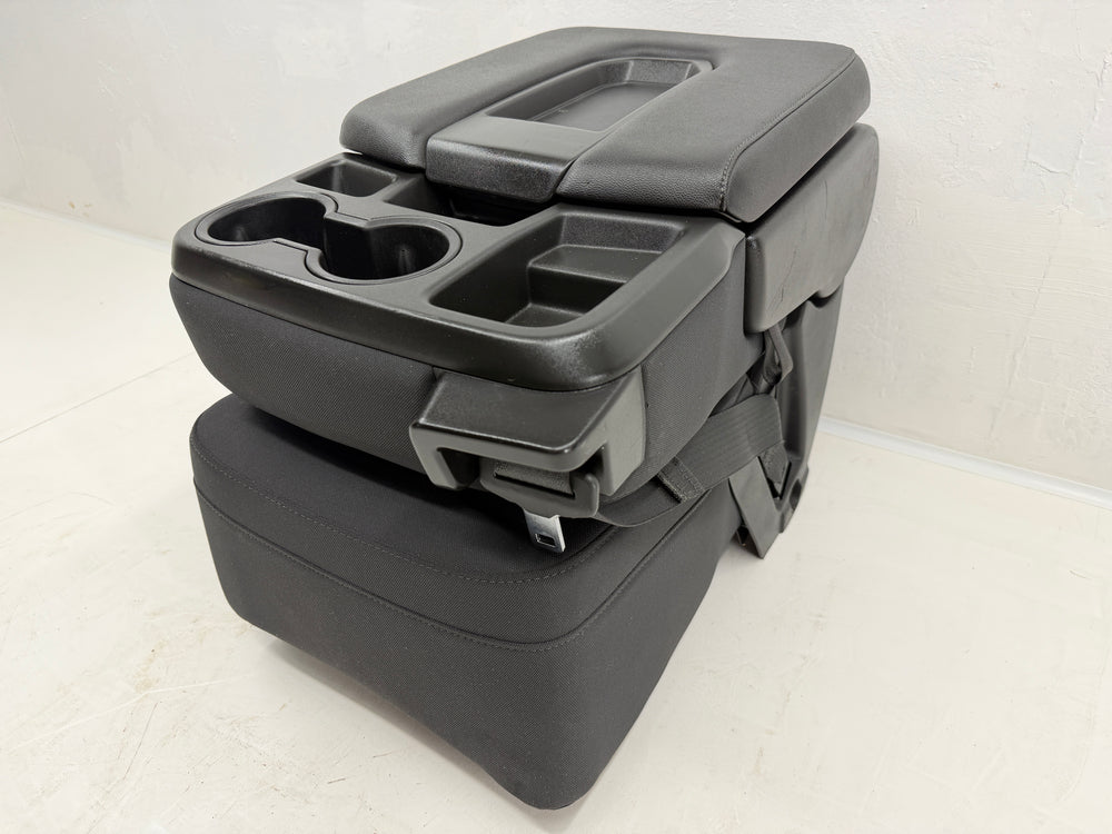 Silverado Jump Seat 2019 - 2024 Chevy, Black Cloth and Storage #3033 | Picture # 3 | OEM Seats