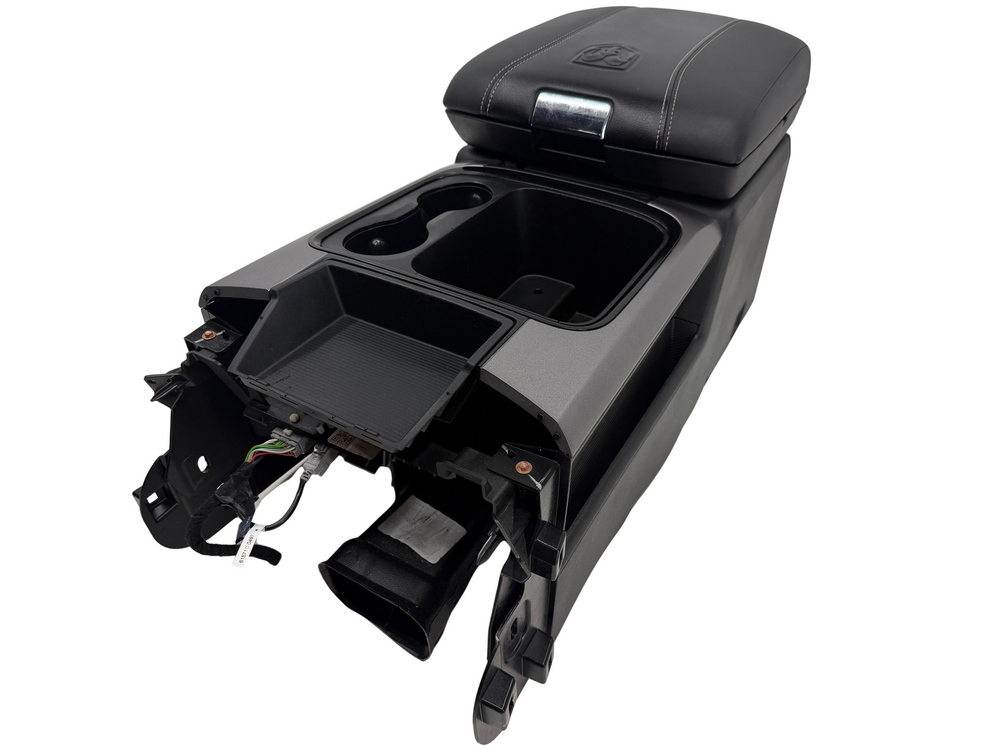 Dodge Ram & Ram Classic Center Console, 2009-2024 Black & Grey #3035 | Picture # 1 | OEM Seats