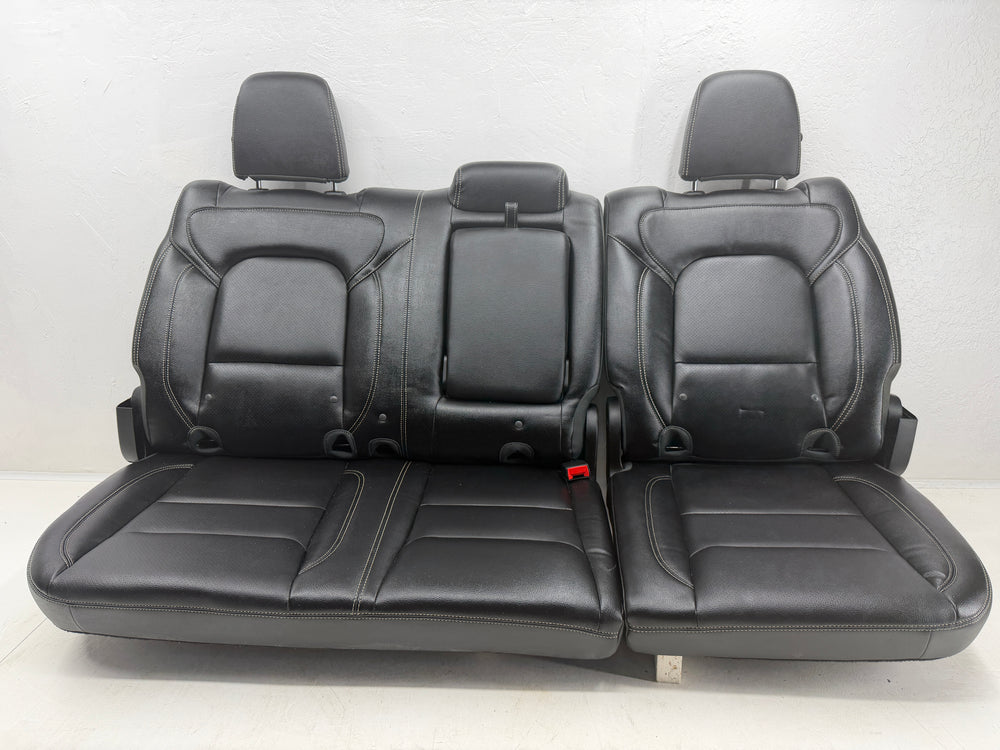 Ram Leather Rear Seat 2019-2025, Black 1500 DT Crew Cab #3036 | Picture # 3 | OEM Seats