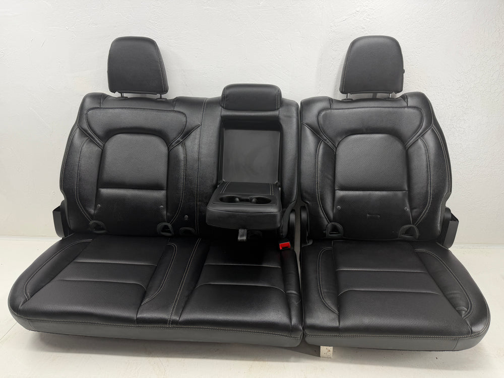 Ram Leather Rear Seat 2019-2025, Black 1500 DT Crew Cab #3036 | Picture # 10 | OEM Seats
