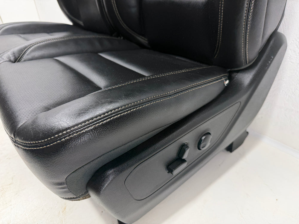 Ram Leather Seats Black Katzkin Skins, 2019-2025 Powered 1500 DT #3038 | Picture # 5 | OEM Seats
