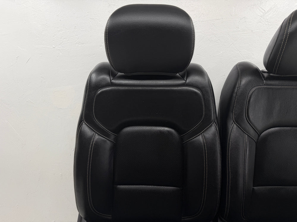 Ram Leather Seats Black Katzkin Skins, 2019-2025 Powered 1500 DT #3038 | Picture # 7 | OEM Seats
