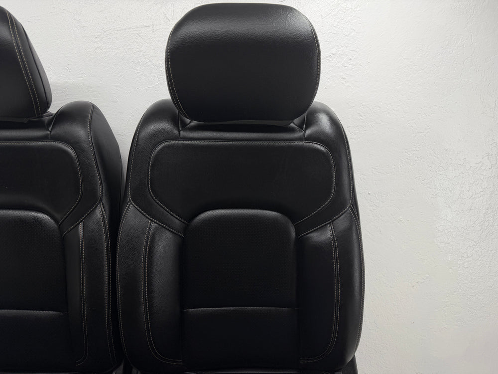 Ram Leather Seats Black Katzkin Skins, 2019-2025 Powered 1500 DT #3038 | Picture # 9 | OEM Seats