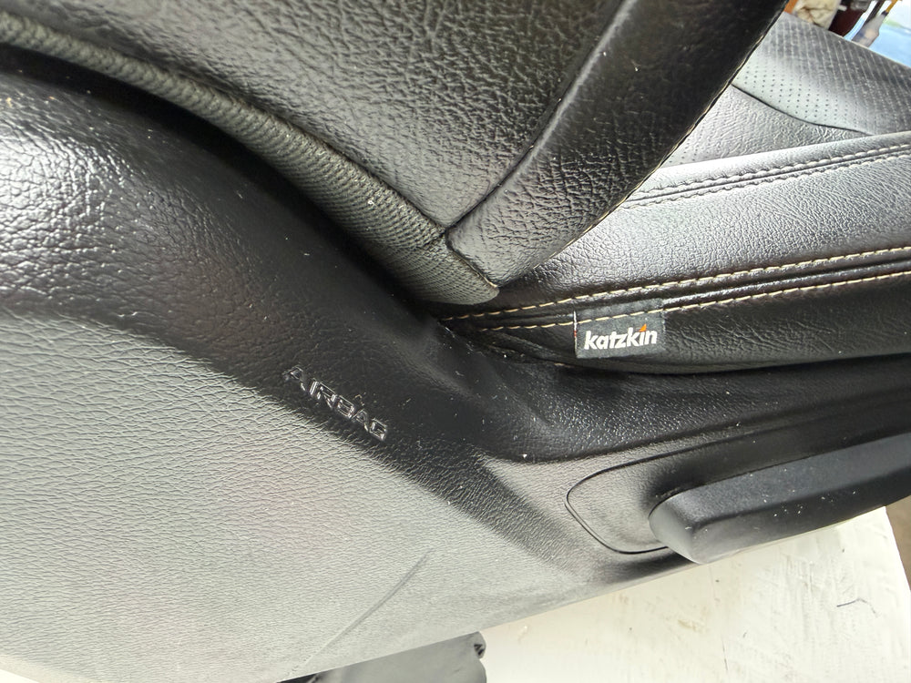 Ram Leather Seats Black Katzkin Skins, 2019-2025 Powered 1500 DT #3038 | Picture # 10 | OEM Seats