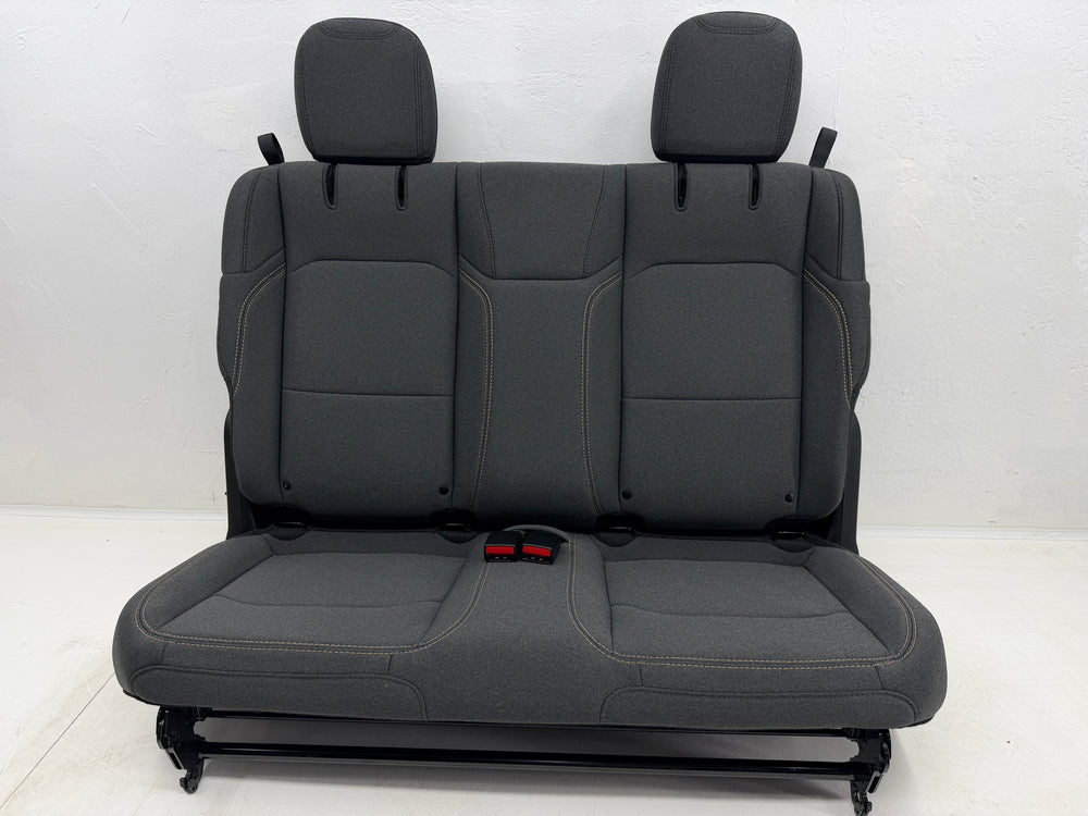 Jeep Wrangler Rear Seat 2019-2024, JL 2 Door Dark Gray Cloth #3040 | Picture # 3 | OEM Seats