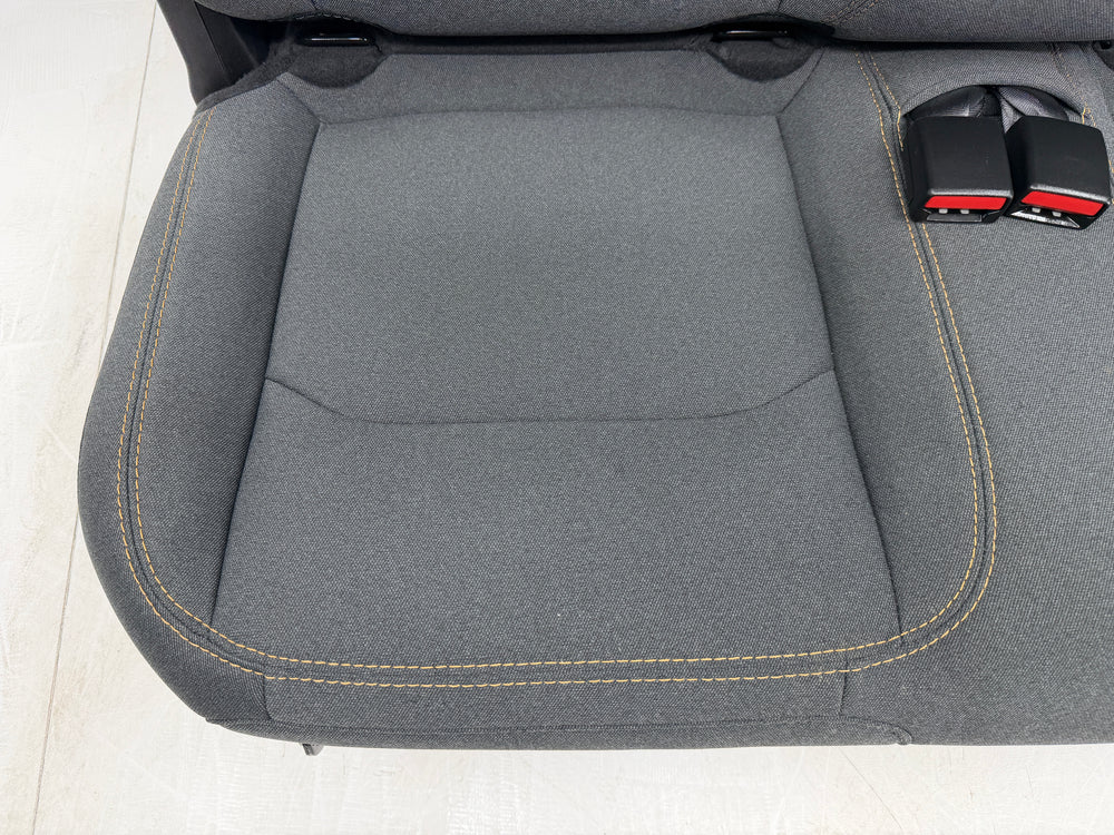 Jeep Wrangler Rear Seat 2019-2024, JL 2 Door Dark Gray Cloth #3040 | Picture # 6 | OEM Seats