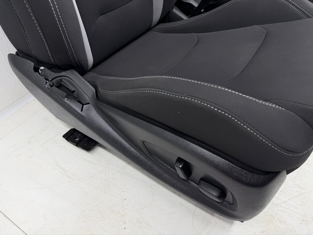 Camaro Seats 2016-2024, Chevy Powered Black Cloth #3048 | Picture # 4 | OEM Seats