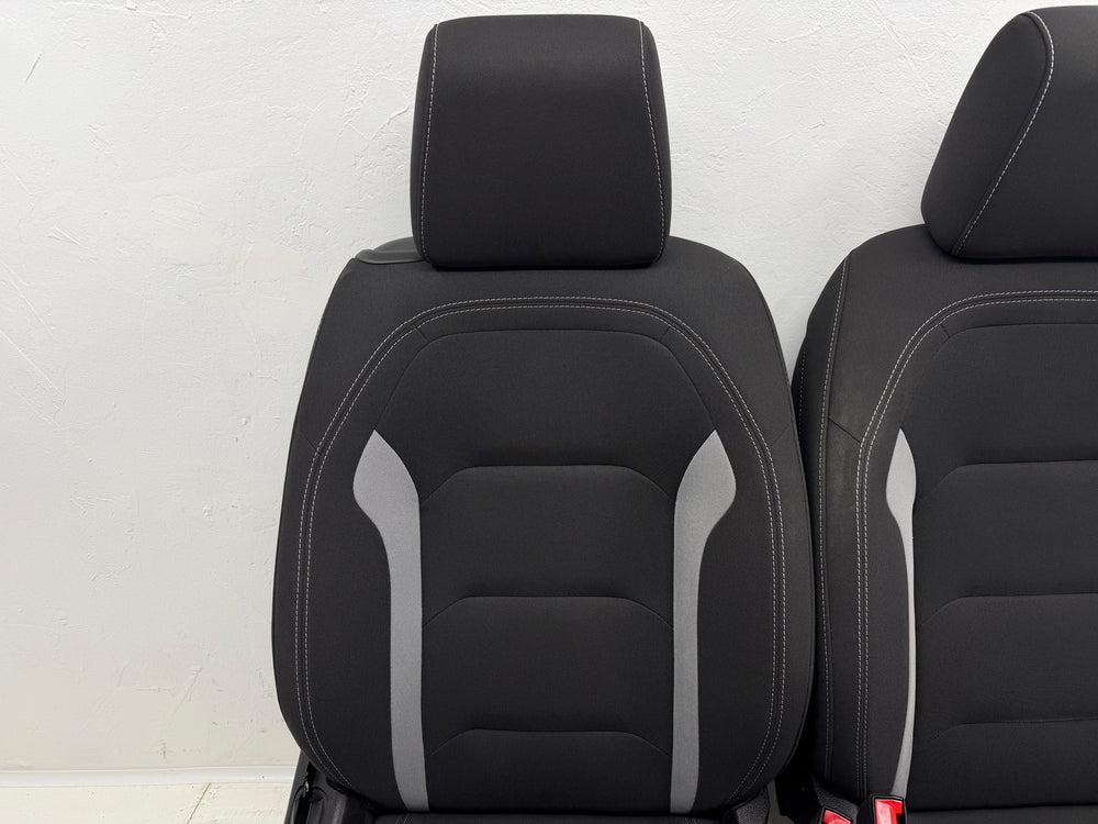 Camaro Seats 2016-2024, Chevy Powered Black Cloth #3048 | Picture # 7 | OEM Seats