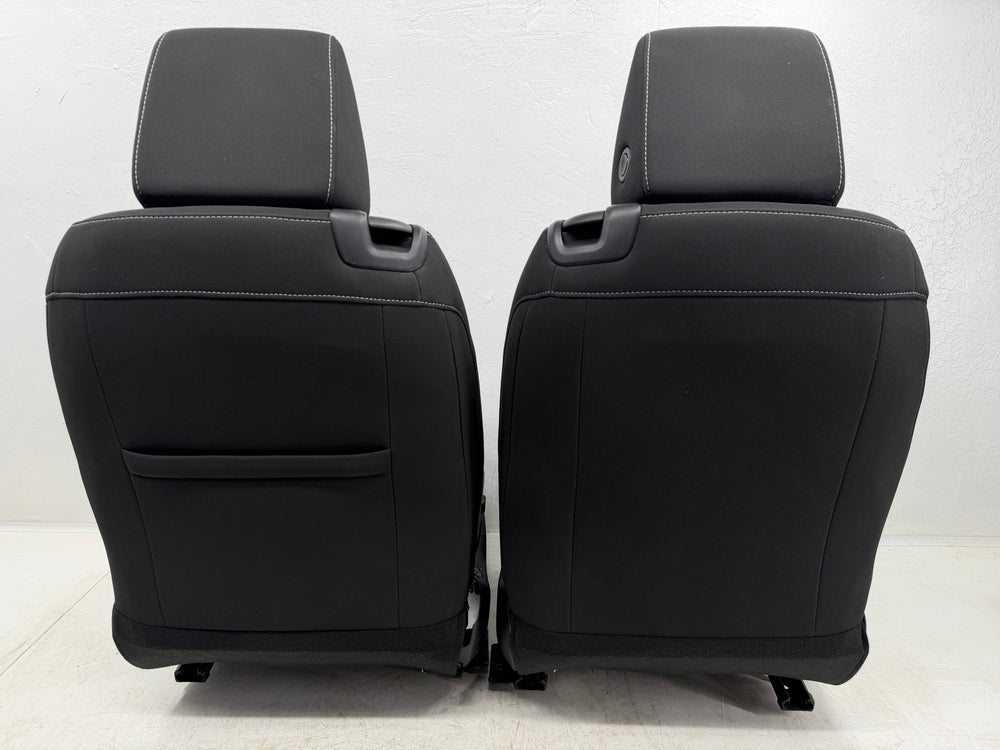 Camaro Seats 2016-2024, Chevy Powered Black Cloth #3048 | Picture # 11 | OEM Seats