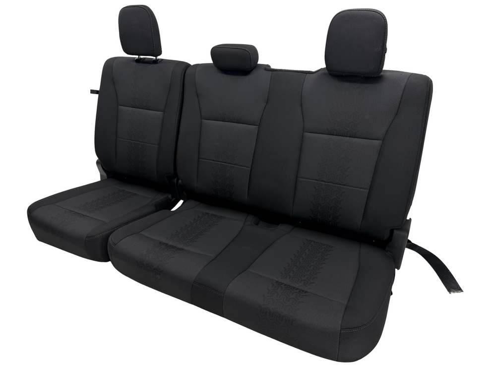 Ford F150 Rear Seats 2015-2023, Crew Cab Black Cloth #3049 | Picture # 1 | OEM Seats