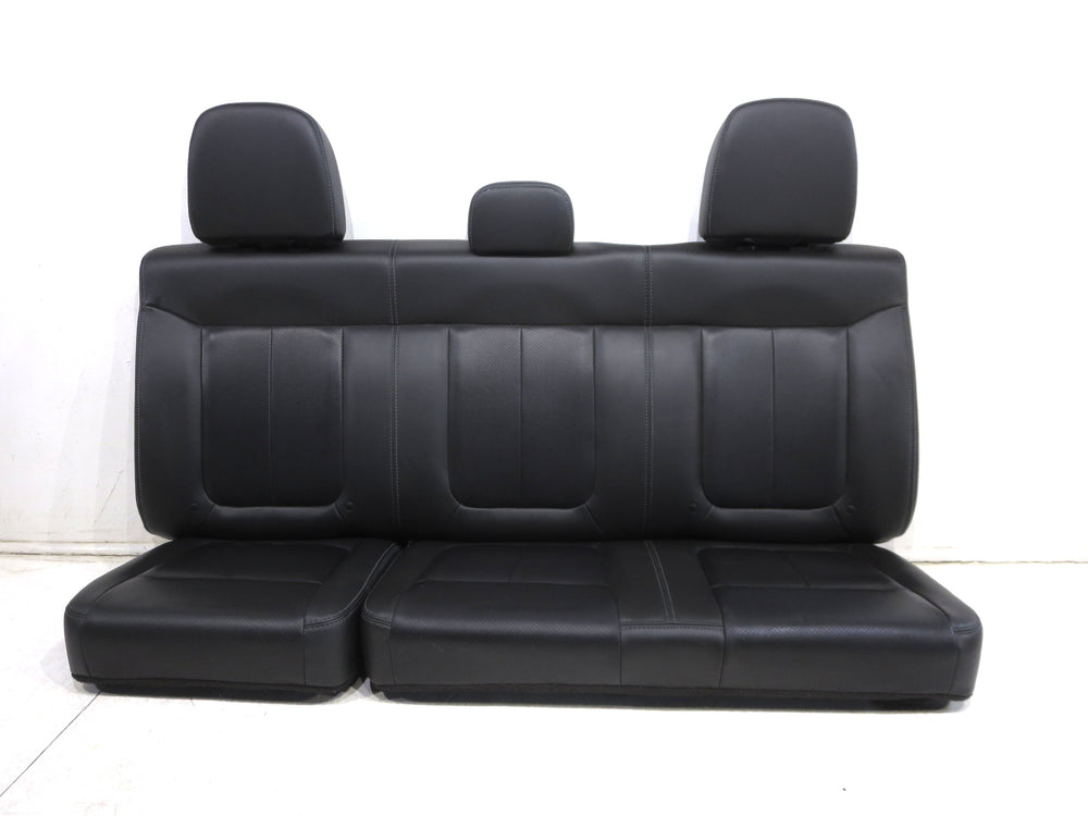 2009 - 2014 Ford F150 Rear Seats, Black Leather Supercab, Extended Cab #618 | Picture # 3 | OEM Seats