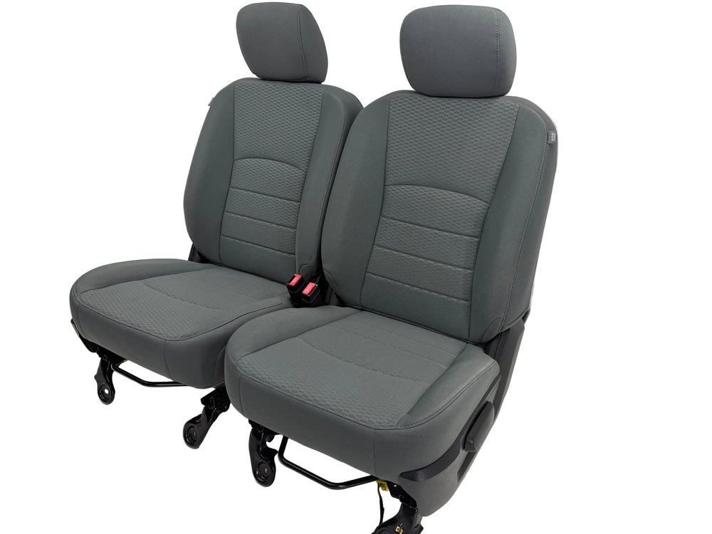 Ram Seats 2009-2021, Gray Cloth, Manual 4th Gen & Classic  #3059 | Picture # 1 | OEM Seats
