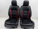 Camaro Seats 2016 - 2024, Katzkin Black and Red Leather Powered #3071 | Picture # 19 | OEM Seats