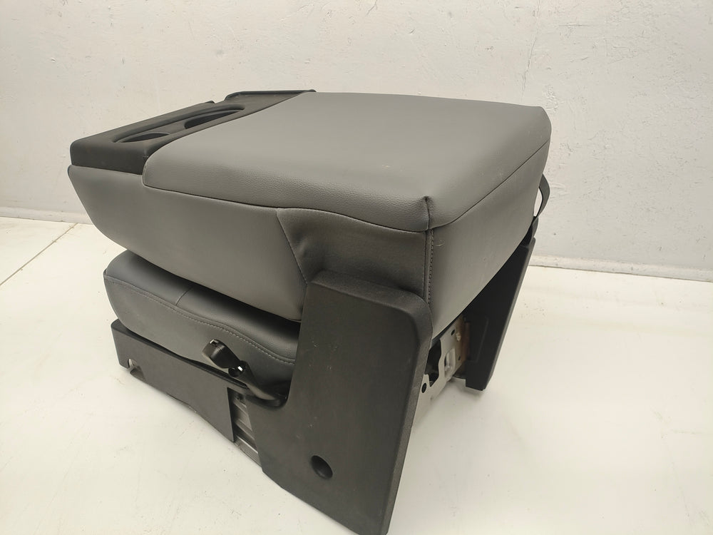2021 - 2024 Ford F150 & Super Duty Regular Cab Vinyl Jump Seat, Slate Gray #1640 | Picture # 10 | OEM Seats