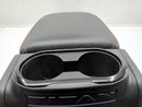 2016 - 2024 Nissan Titan Pro4X Center Console, Black w/ Orange Stitch #1636 | Picture # 15 | OEM Seats