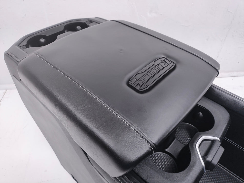 2019 - 2025 Dodge Ram Heavy Duty Console, Rebel Black Leather #1624 | Picture # 6 | OEM Seats