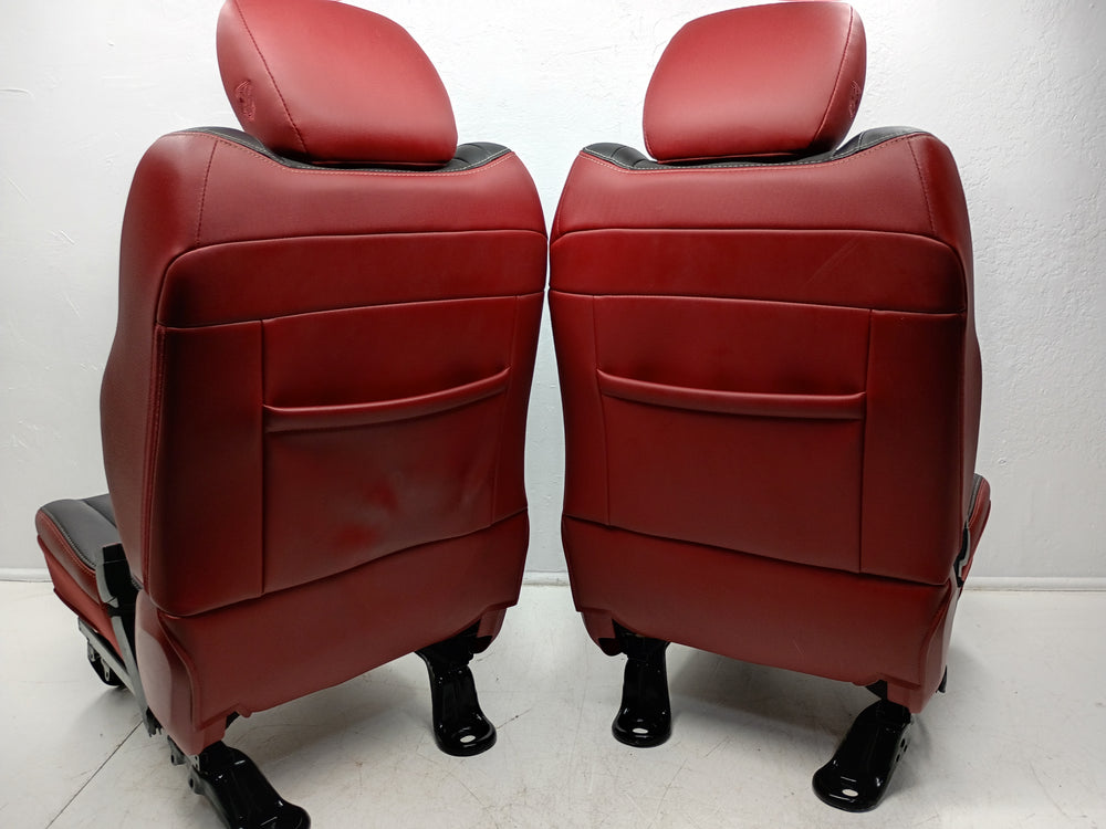 Ram Rebel 4th Gen Front Seats, 2009 - 2018 Black/Red Leather #3011 | Picture # 15 | OEM Seats