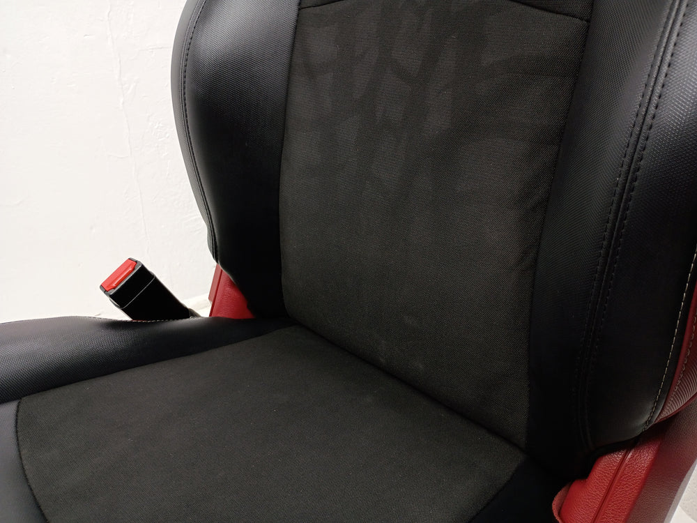 Ram Rebel 4th Gen Front Seats, 2009 - 2018 Black/Red Leather #3011 | Picture # 16 | OEM Seats