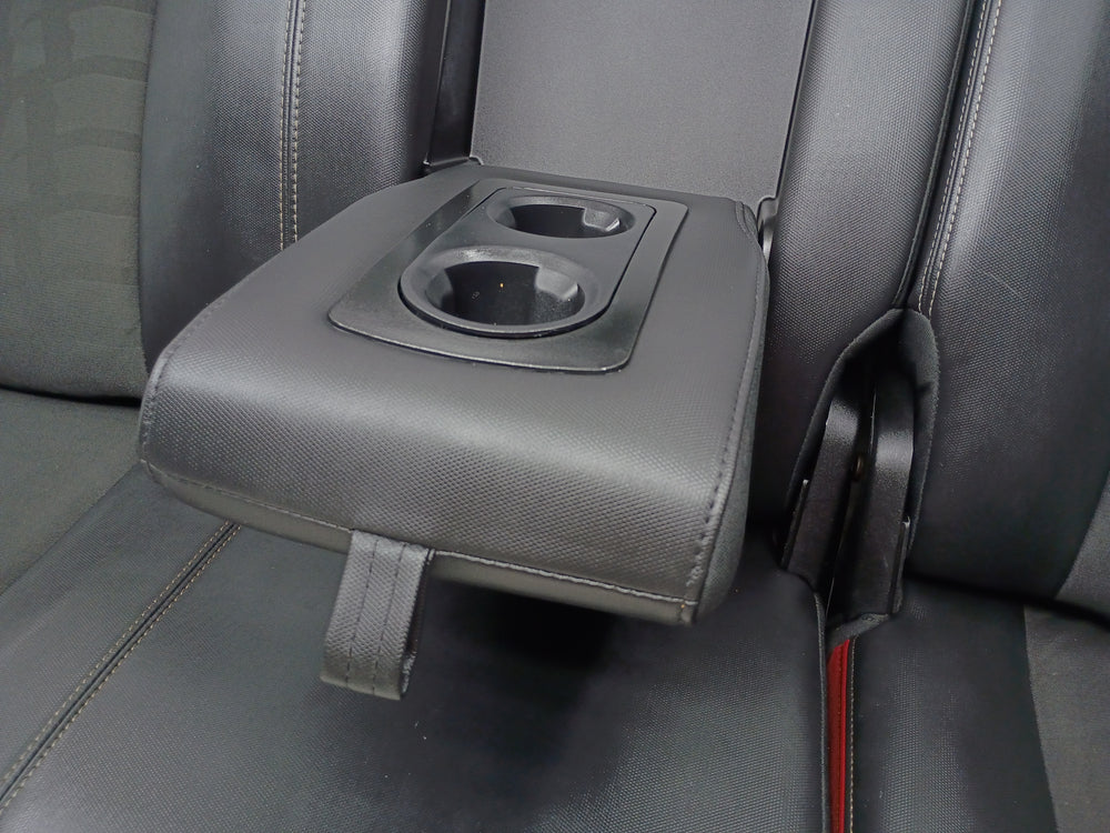 2009 - 2018 Ram Rebel Rear Seats, Black/Red Leather, 4th Gen #3011r | Picture # 3 | OEM Seats