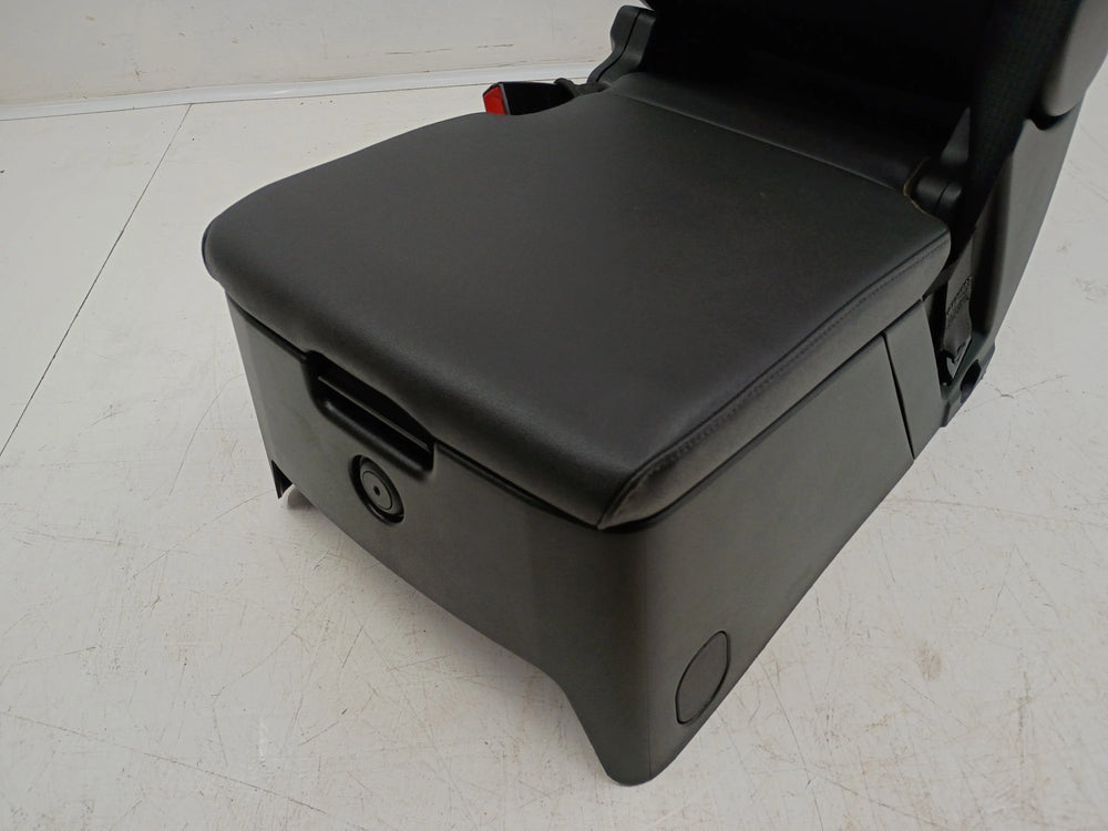 Chevy Silverado Jump Seat 2019-2026, Black Leather with Top