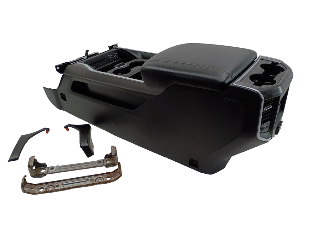 Ram 1500 Center Console 2019-2026, Black & Gray DT #4000 | Picture # 1 | OEM Seats