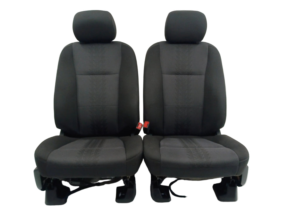 Ford F150 F250 F350 Powered Seats | 2017-2025 Black Cloth#4012 | Picture # 1 | OEM Seats