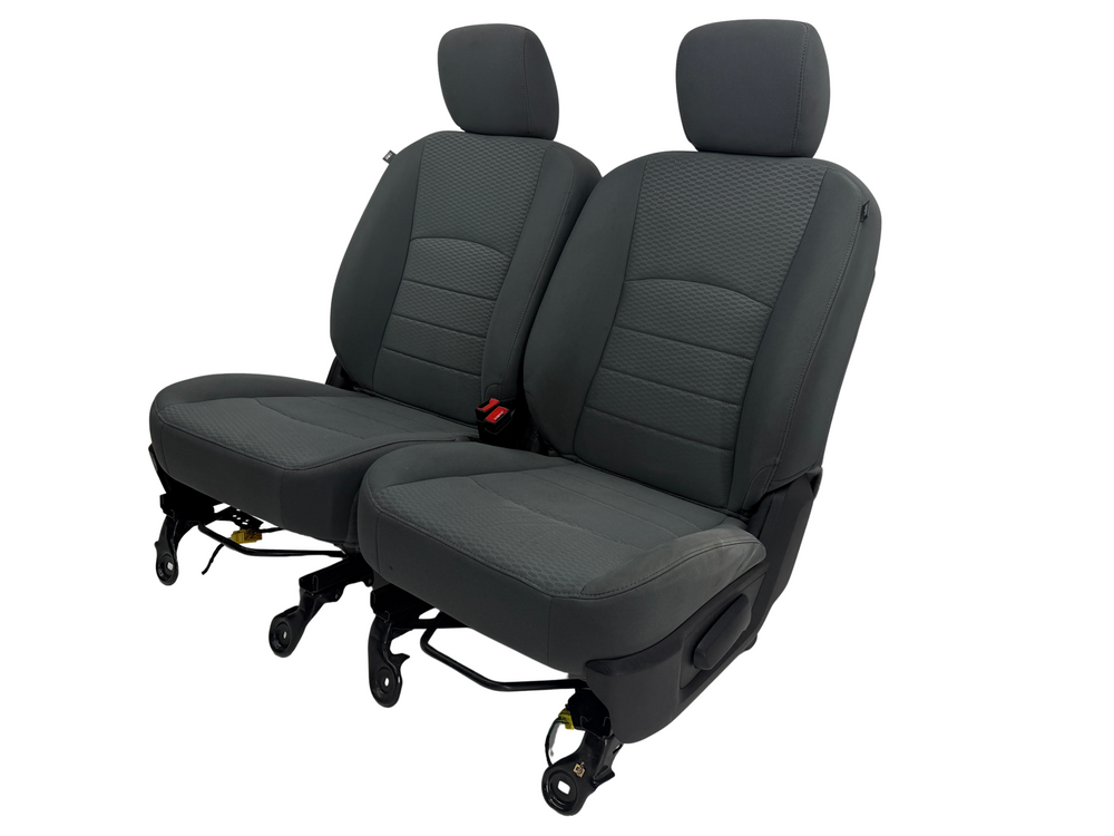 Ram OEM Seats 2009-2021, Manual Gray Cloth, 4th Gen & Classic #3079 | Picture # 1 | OEM Seats