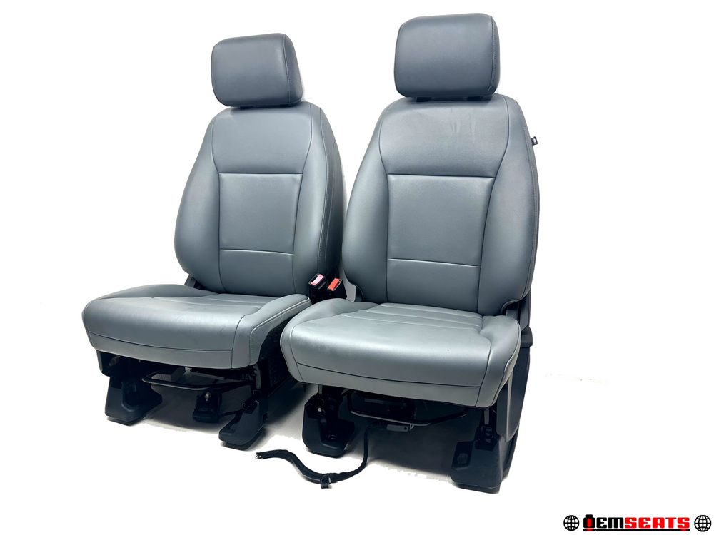 Ford F150 Seats Super Duty Seats, Gray Vinyl XL 2015 - 2024 Manual #1082 | Picture # 1 | OEM Seats