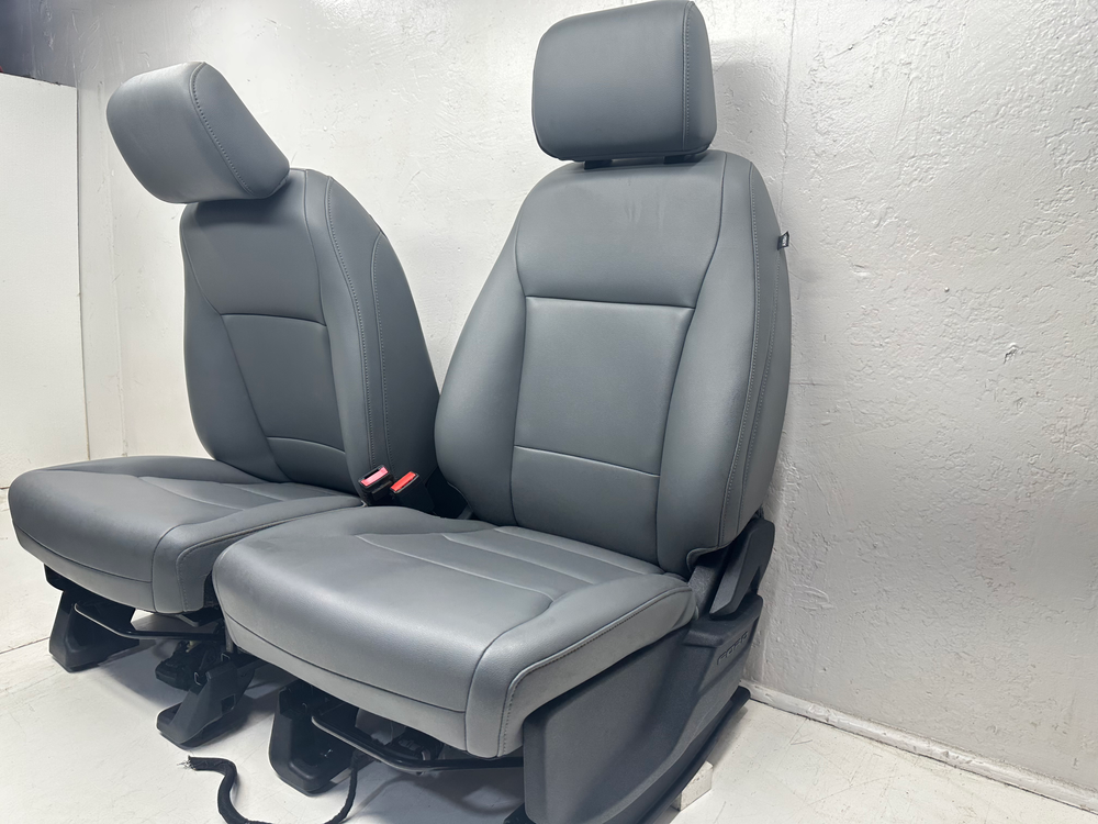 Ford F150 Seats Super Duty Seats, Gray Vinyl XL 2015 - 2024 Manual #1082 | Picture # 7 | OEM Seats