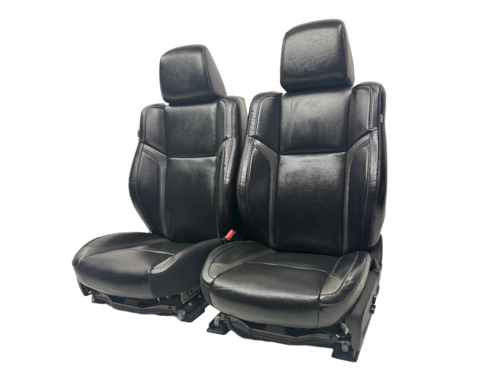 2011 - 2023 Dodge Charger SXT Front Seats, Black Leather, Heat Cool #1084 | Picture # 1 | OEM Seats